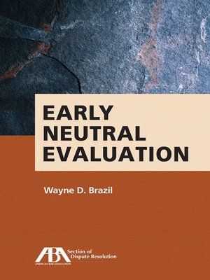 cover image of Early Neutral Evaluation